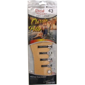 t.b.t. Solette per scarpe da lavoro, pelle, taglia 43.