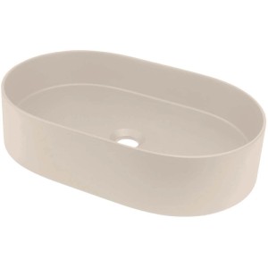 Lavabo da appoggio ovale Limonar Idrostile granito 350x125 mm Beige