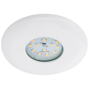 Faretto da incasso a LED Briloner bianco IP65, spot rotondo a risparmio energetico per interni.