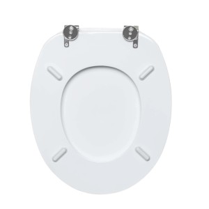 Copriwater universale Elva in mdf bianco