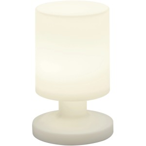 Lampada da tavolo LED per esterni Reality Lora bianca, 1,5W, con batteria e porta USB.