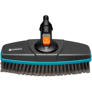 Spazzola morbida Gardena Cleansystem antracite. Spazzola per pulire delicatamente le superfici sensibili.