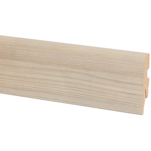 Battiscopa Pino Firenze, altezza 60 mm, decoro legno per transizione pavimento-parete.