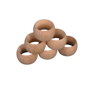 Sei perline rotonde in legno chiaro per lavori creativi, categoria Altri accessori per artisti.