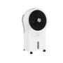 Ventilatore bianco mobile con ruote. Ideale per le giornate calde.