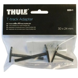 Adattatore Thule T-track per portabici da tetto ProRide 591, per fissare le biciclette.