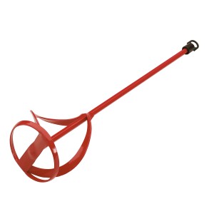 Miscelatore per vernice LUX rosso, lungo 400 mm, per trapani. Ideale per miscelare vernici e smalti.