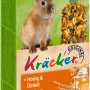 Vitakraft Kräcker Miele & Farro per conigli, 2 pezzi. Bastoncini da rosicchiare con cereali e miele.