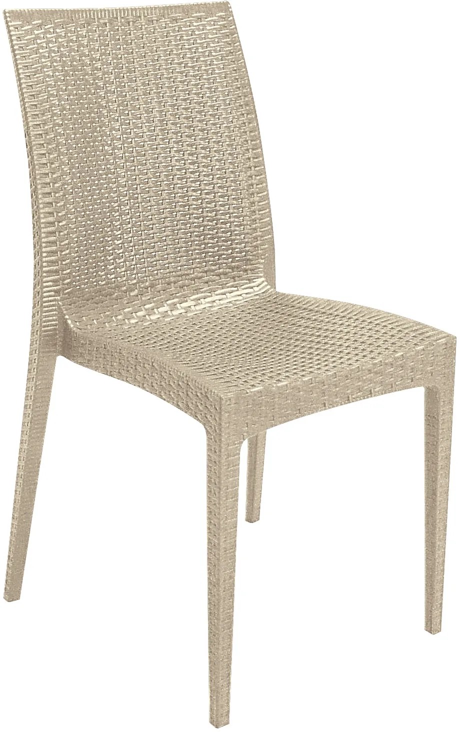 Sedia impilabile effetto rattan acquista da OBI