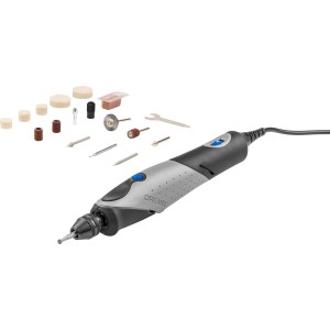 Dremel Stylo+ multiutensile con accessori per incisione, levigatura e lucidatura.