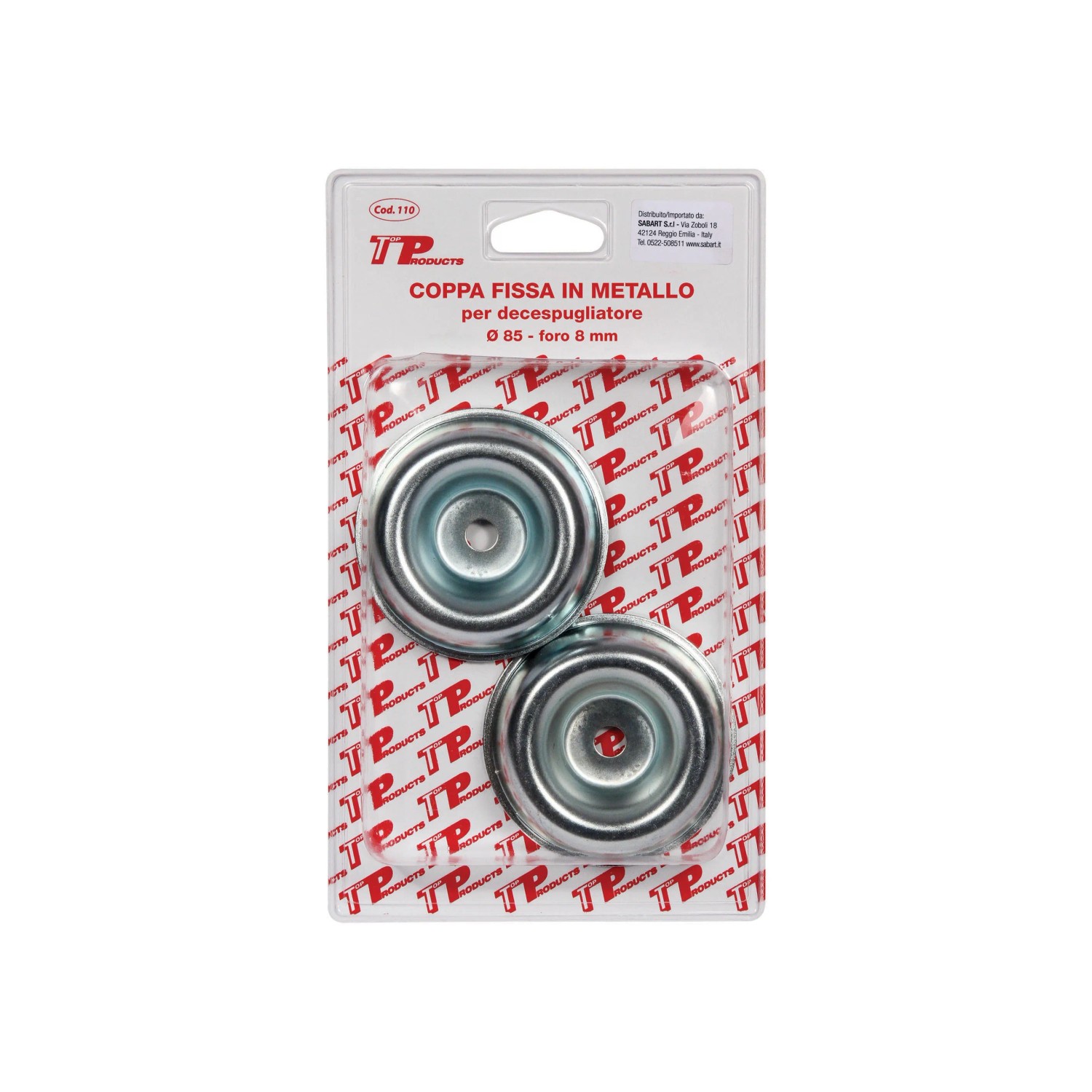 Coppette di protezione in metallo per decespugliatori, accessori per decespugliatori.