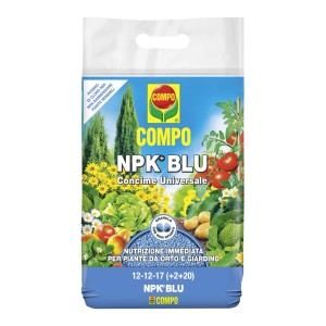 COMPO NPK Blu Concime, uso universale per giardino e orto.