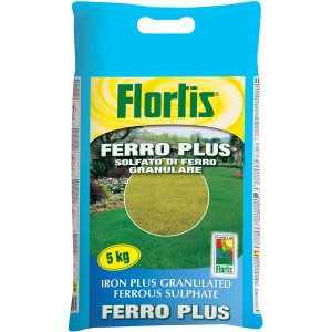 Sacco di concime con ferro Florlis, 5kg per piante sane.