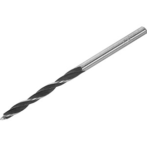 Punta per legno LUX, diametro 3 mm, in acciaio al cromo-vanadio per forature precise nel legno.