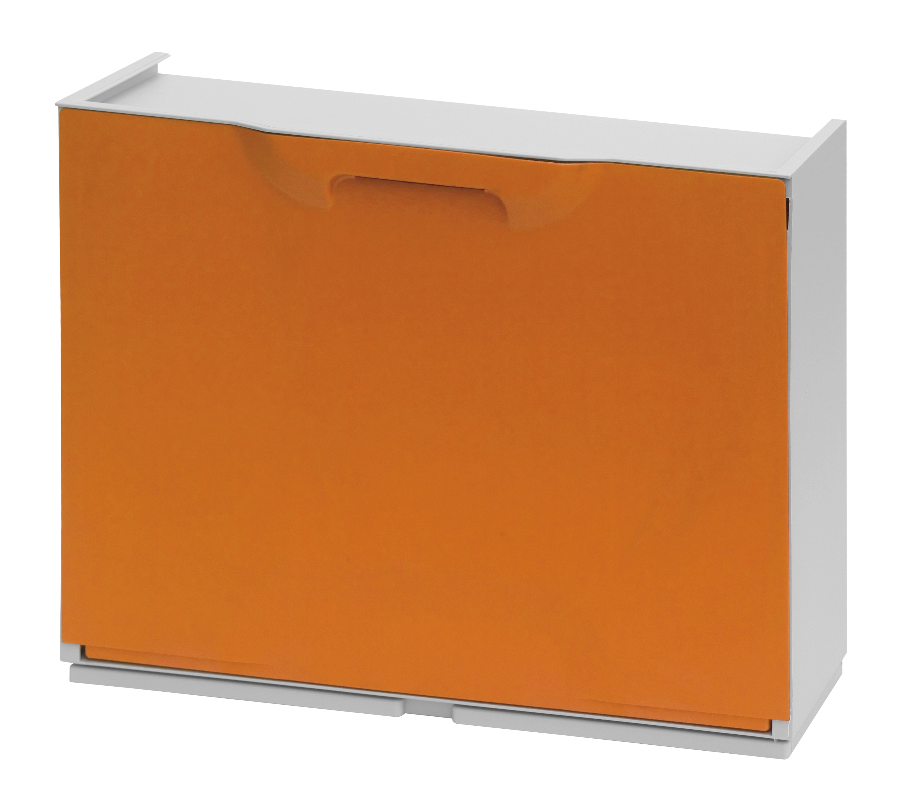 Scarpiera componibile in polipropilene 51x17,3x40,1 cm arancio