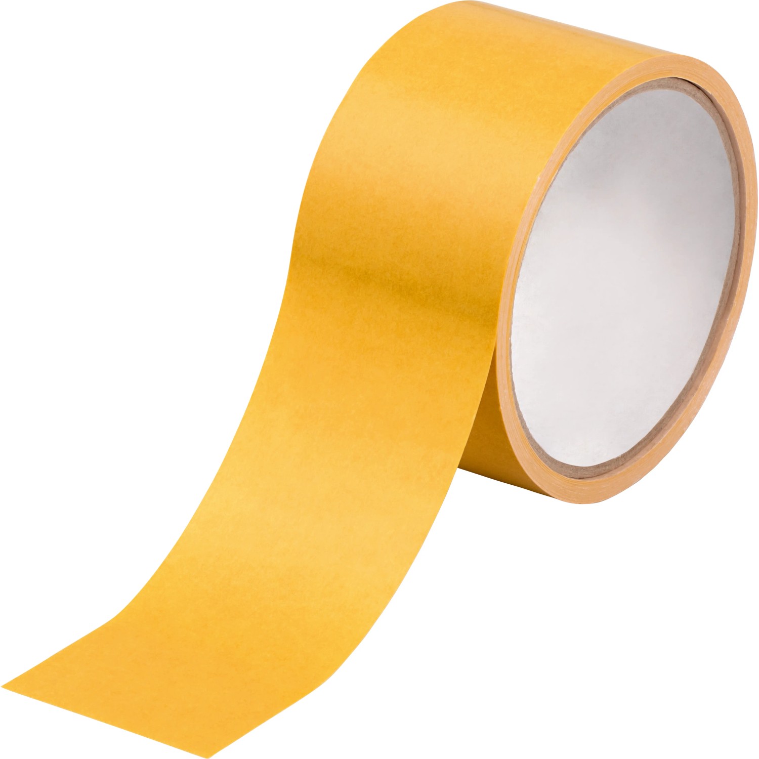 Nastro biadesivo giallo LUX, 10 m x 50 mm, per la posa di pavimenti.