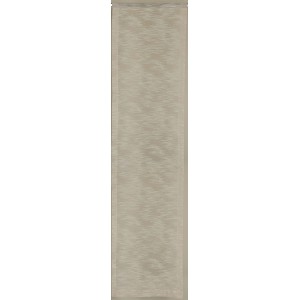 Tenda a pannello in tessuto beige, adatta come decorazione per finestre.