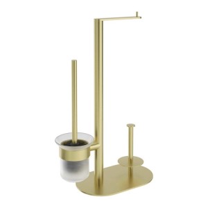 Portarotolo 3 funzioni Idrostile 330x527 mm oro spazzolato