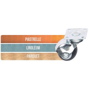 t.b.t. Rotella per mobili per piastrelle, linoleum e parquet.