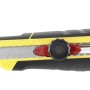 Cutter t.b.t. con manico giallo-nero e lama retrattile.