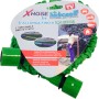 Tubo per irrigazione t.b.t. verde e flessibile con etichetta. Ideale per l'irrigazione.
