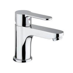 Rubinetto bagno monocomando lavabo linea blu cromo