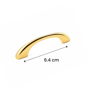 Maniglia mobile zama interasse 64 mm oro lucido