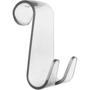Gancio t.b.t. trasparente per accessori da parete e contenitori.