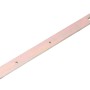 Bandella zincata gialla, 600 mm, per fissaggio di porte e cancelli, da avvitare.