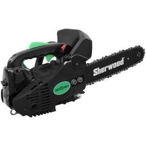 Motosega nera t.b.t. per la lavorazione del legno.