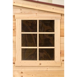 Casetta da giardino in legno sp 28 mm H207xL416xP504 cm