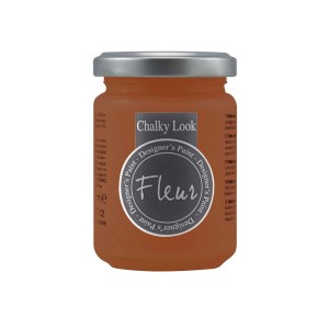 Pittura Fleur Chalky Look color terracotta, barattolo per progetti fai-da-te.