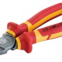 Pinza combinata a forza LUX PRO, 180 mm, isolata VDE, Made in Germany. Pinza per afferrare, tenere, piegare e tagliare.