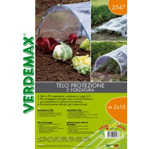 Telo di copertura Verdemax per protezione e forzatura, 2x10m.