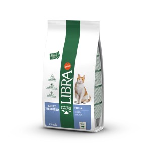Libra cibo secco per gatti, Adult Sterilized Tonno, confezione da 1,5 kg.