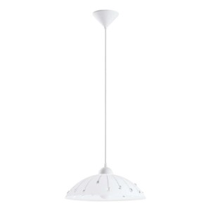Lampadario a sospensione Vetro E27 60W Ø35xH110 cm