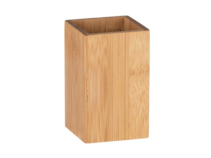 Bicchiere portaspazzolino Eco-bio Legno e Bambù - Elementi arredo