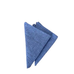 Coppia tovaglioli in cotone 40x40 cm azzurro 2 pz