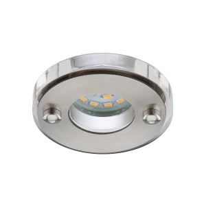 Faretto da incasso LED Briloner Attach, set singolo, nichel opaco, per interni.