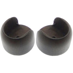 Due terminali marroni t.b.t. per binari per tende.