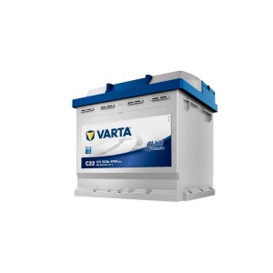 Batteria auto Varta Blue Dynamic C22, 12V 52Ah, per un'alimentazione affidabile.
