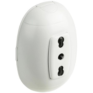 Copertura bianca t.b.t. per interruttori e prese.