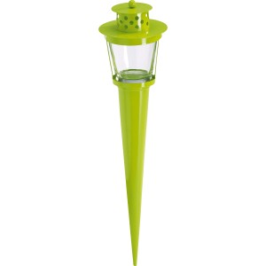 Lanterne a vento a forma di torcia, alta circa 35 cm, per giardino e balcone.