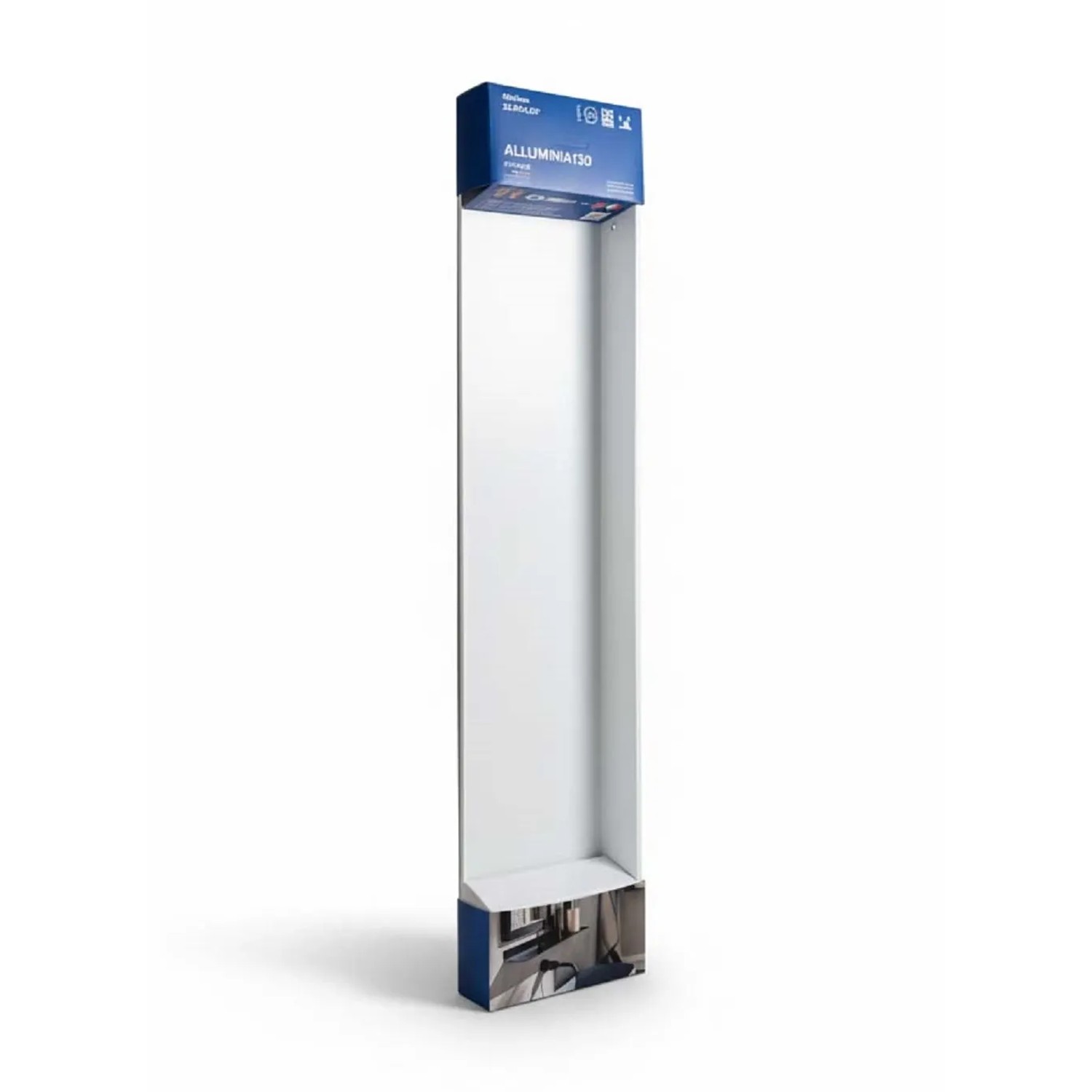 Mensola bagno Alluminia Format 30x13 cm bianco_3