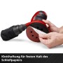 Levigatrice eccentrica a batteria Einhell TE-RS 18 Li Solo con carta vetrata P80. Levigatrice a batteria per legno, plastica e metallo.