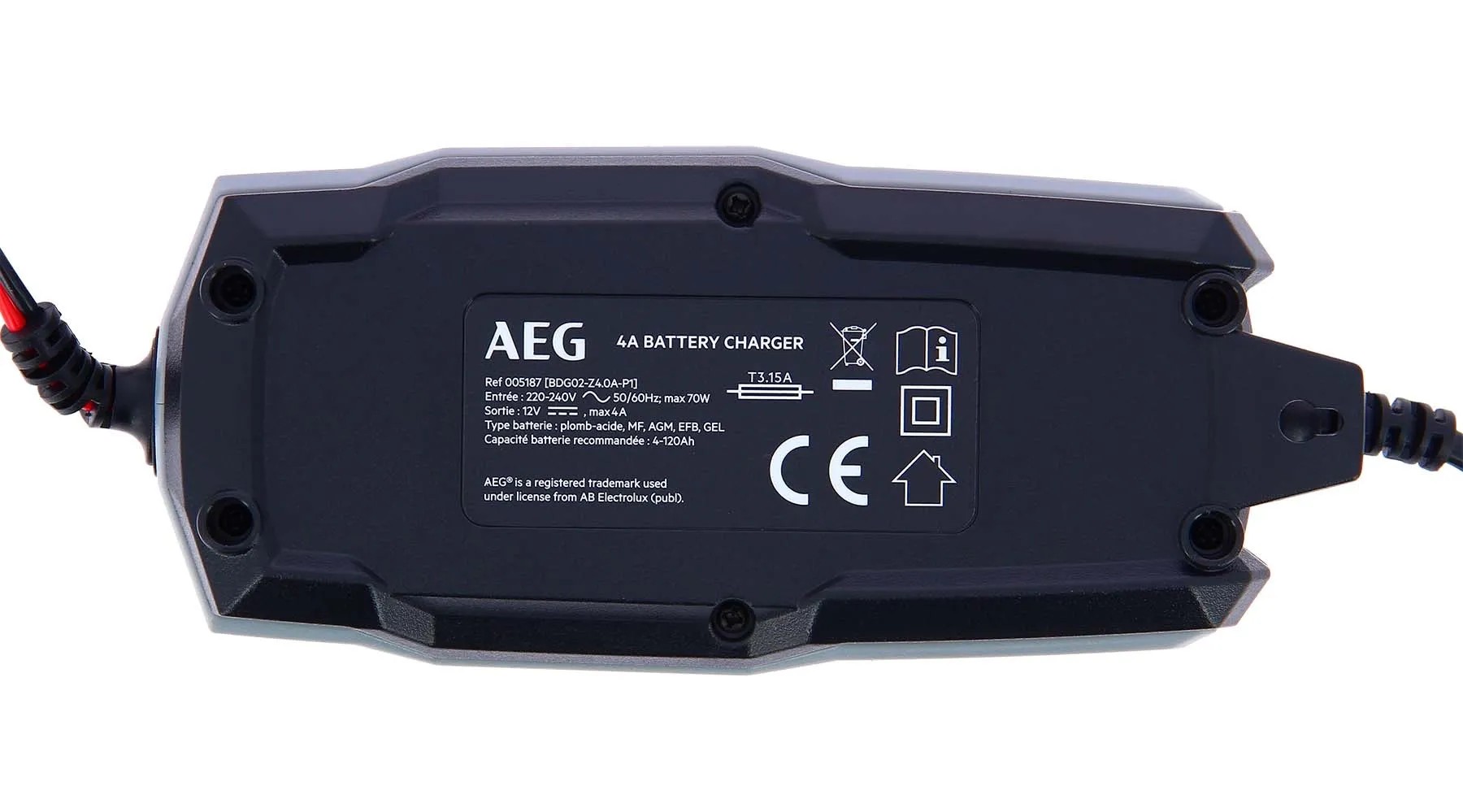 Caricabatteria Automatico Per Generatore 12V/24V DC 5A - Ricarica Mantenimento Batteria, Protezione Sovraccarico