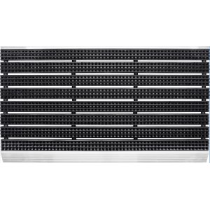 Tappetino in alluminio 43x75cm: Robusto tappetino per esterni con listelli in alluminio.