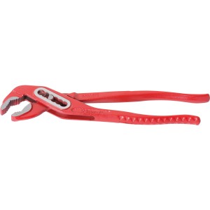 Pinza a pappagallo rossa Rothenberger, 180 mm, in acciaio, con ganasce autobloccanti.