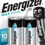 Batterie Energizer Max Plus C2, confezione da 2. Batterie alcaline per dispositivi.