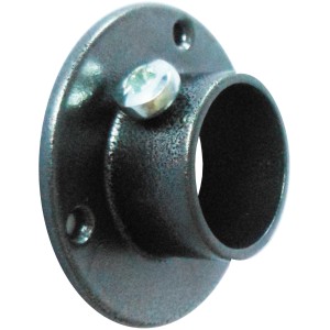 t.b.t. Accessorio cucina: Staffa rotonda nera con vite.